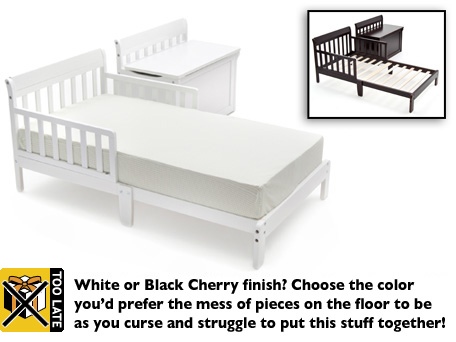 Delta Toddler Bed & Toy Box