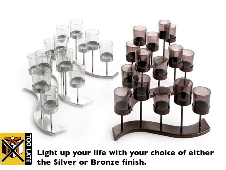 Riptide 5-Tealight Rail - 3 Pack