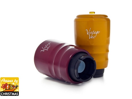 Vintage Vac Motorized Vacuum Seal Wine Saver – 2 Pack